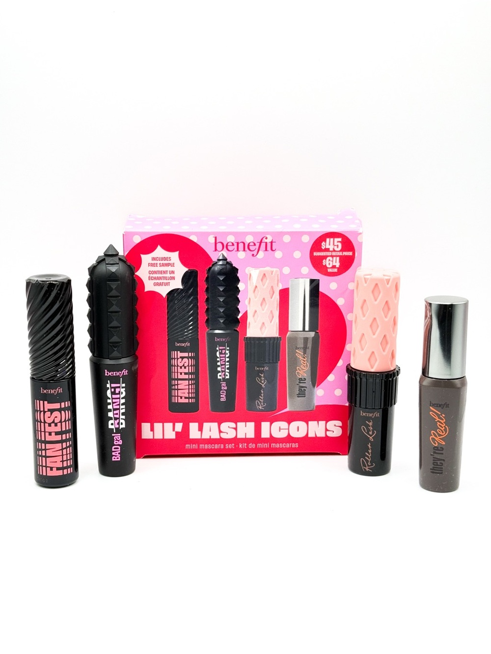 Benefit Lil' Lash Icons Mini Mascara Gift Set NWT - 4 pack